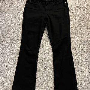 Lee Premium Black Denim flare jeans size 8